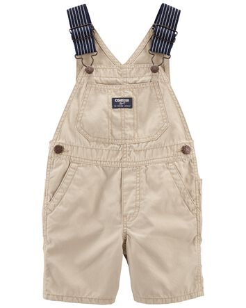 Carters Mini Blues Canvas Shortalls 3 Months Carters Mini Blues Canvas Shortalls 3 Months